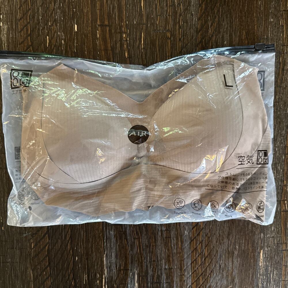 Super Gather Wireless Bras Size large Comfortable Support